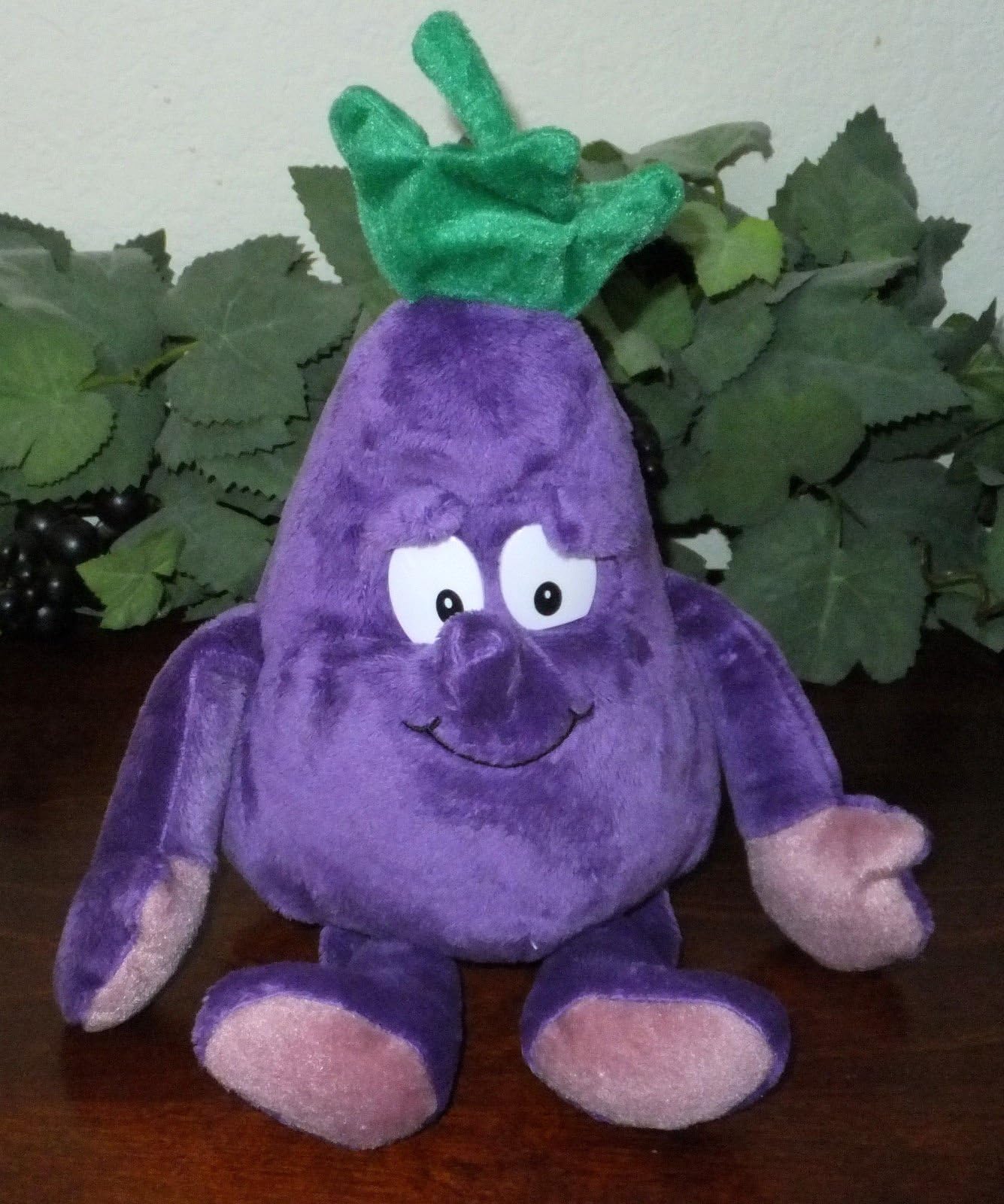 Goodness Gang Purple Alphie Aubergine Eggplant Stuffed Plush Bean Soft Toy Vegetable