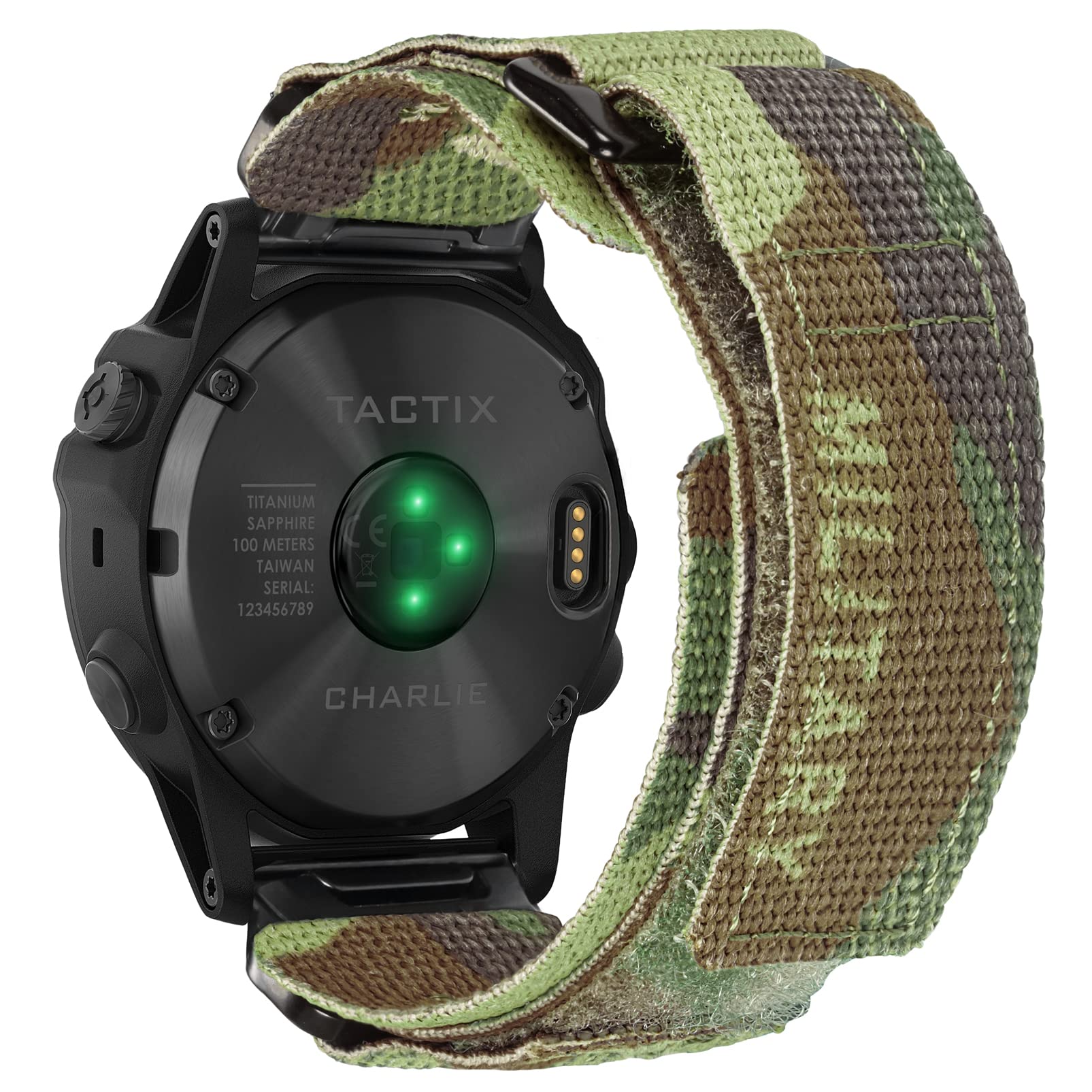 hemsut h Compatible with Fenix 5 Band 22mm Strap Soft Nylon Watch Strap for Fenix 8 47mm/ Fenix 5 Plus/Fenix 6/Fenix 6 Pro/Fenix 7/exip/Forerunner 935/945/Approach S60/Quatix 5