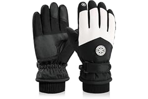 DOFOWORK Ski Gloves - Winter Gloves Waterproof Breathable Snowboard Gloves for Cold Weather, Snow Gloves for Men/Women