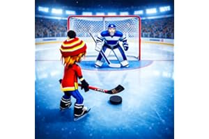 Crazy Ice Hockey Puck Shot: Fun Action Puzzle Sports Game Offline – Aim, Shoot & Score Goal Challenge