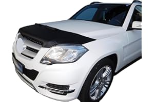 AUTO-BRA Hood Bra Front End Nose Mask Compatible with Mercedes-Benz MB GLK X204 X 204 2008-2015 Bonnet Bra STONEGUARD Protector Tuning