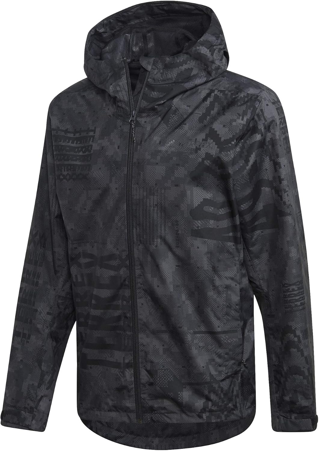 adidas camo rain jacket