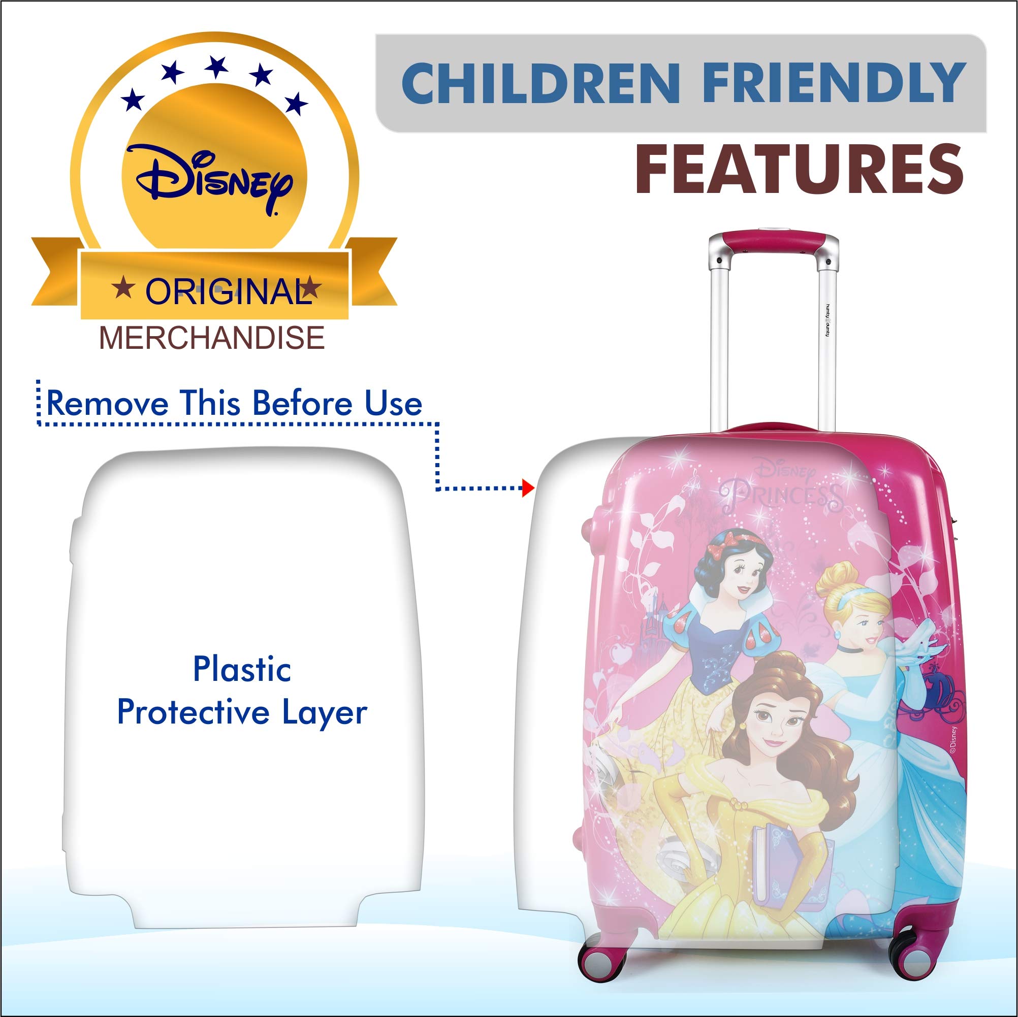 disney hard luggage