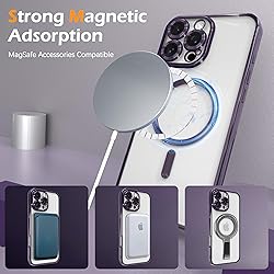 IAIYOXI Magnetic Clear Case for iPhone 12 Pro Max