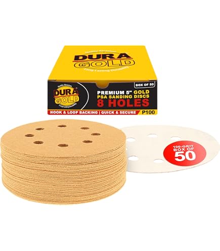 Norton 49223 Hook & Sand 80 Grit Coarse, Hook & Loop Random