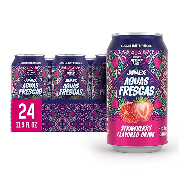 JUMEX AGUAS FRESCAS STRAWBERRY – CLASSIC MEXICAN SOFT...