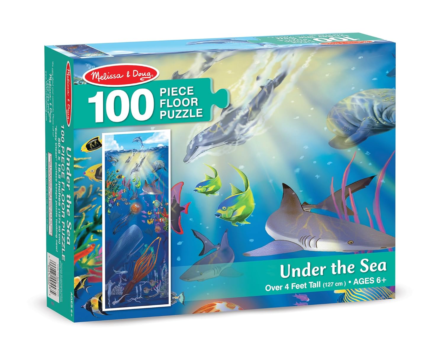 Buy Melissa Doug Under The Sea Floor Puzzle Easy Clean Surface