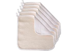 EVRIHOLDER Paradiso Soft-Weave Exfoliating Wash Cloths for Face and Body, Dual Textured, Travel Wash Cloth, Pack of 5