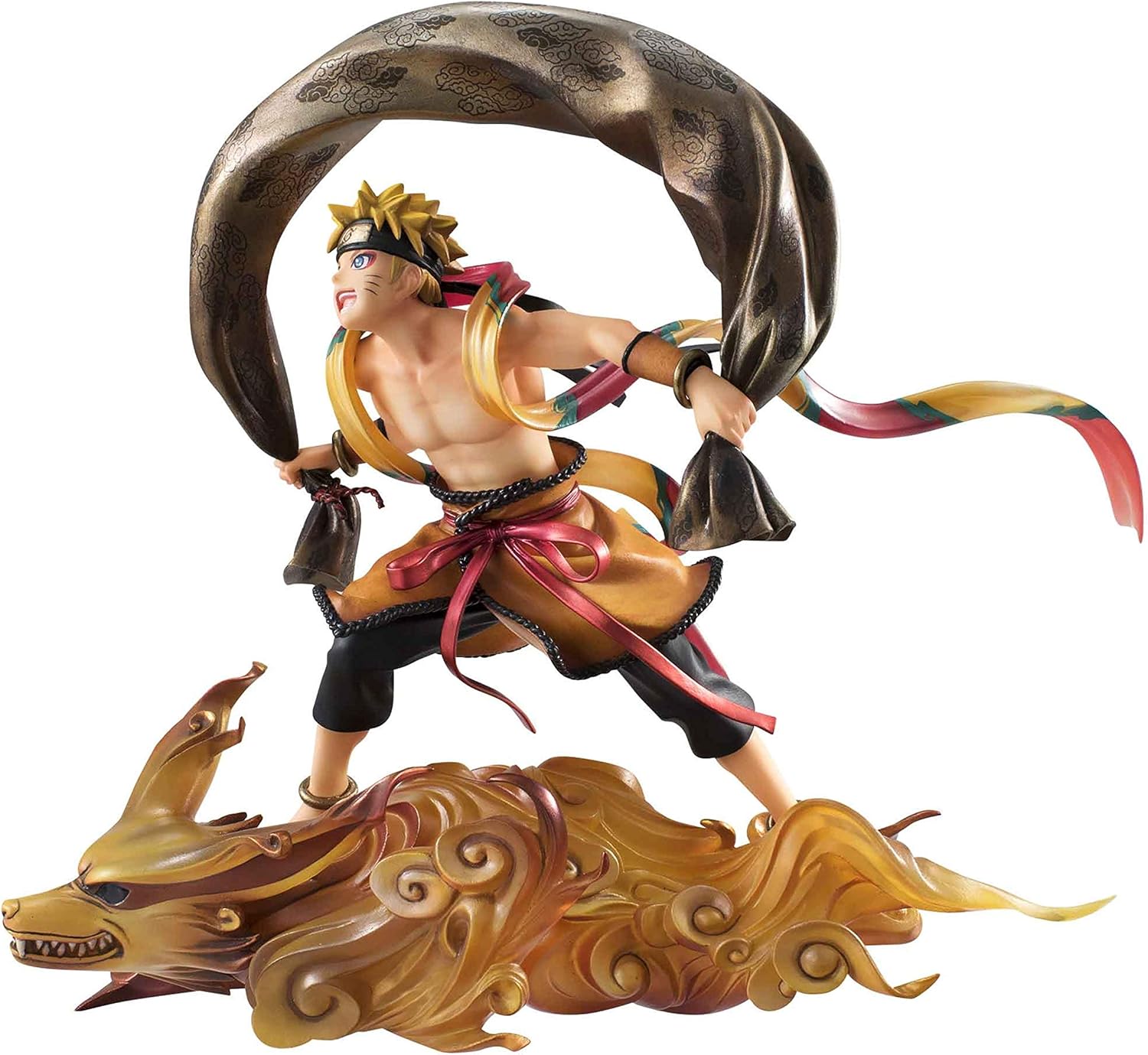 MegaHouse Naruto Shippuden Naruto Uzumaki Raijin GEM Series Remix