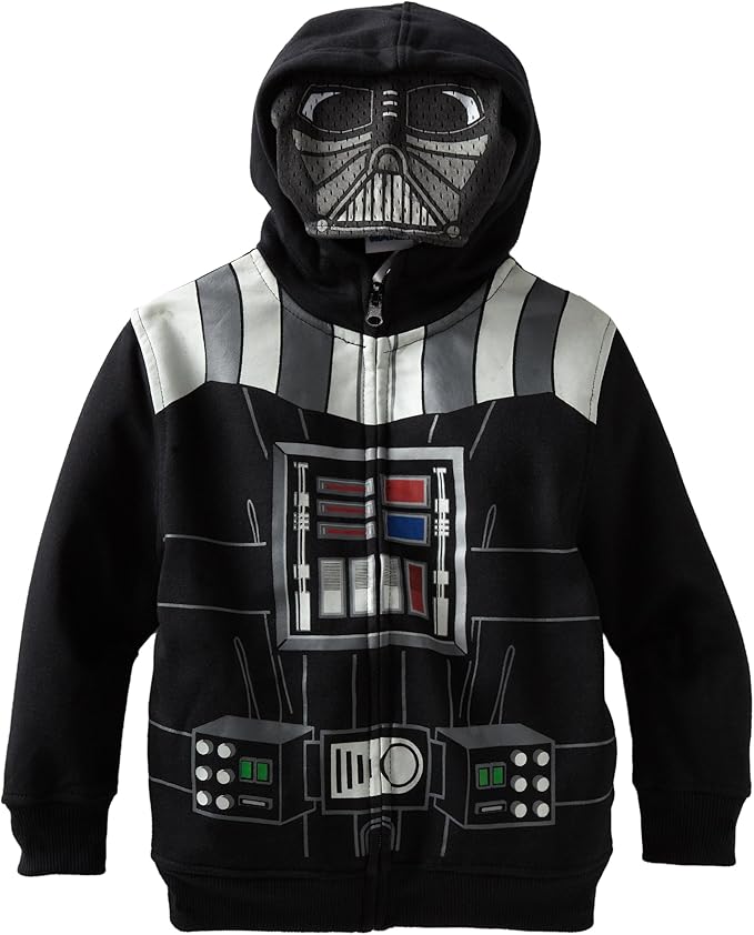 Star Wars Boys' Darth Vader Character Hoodie Fashion