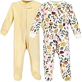 Hudson Baby Unisex Baby Premium Quilted Zipper Sleep and Play