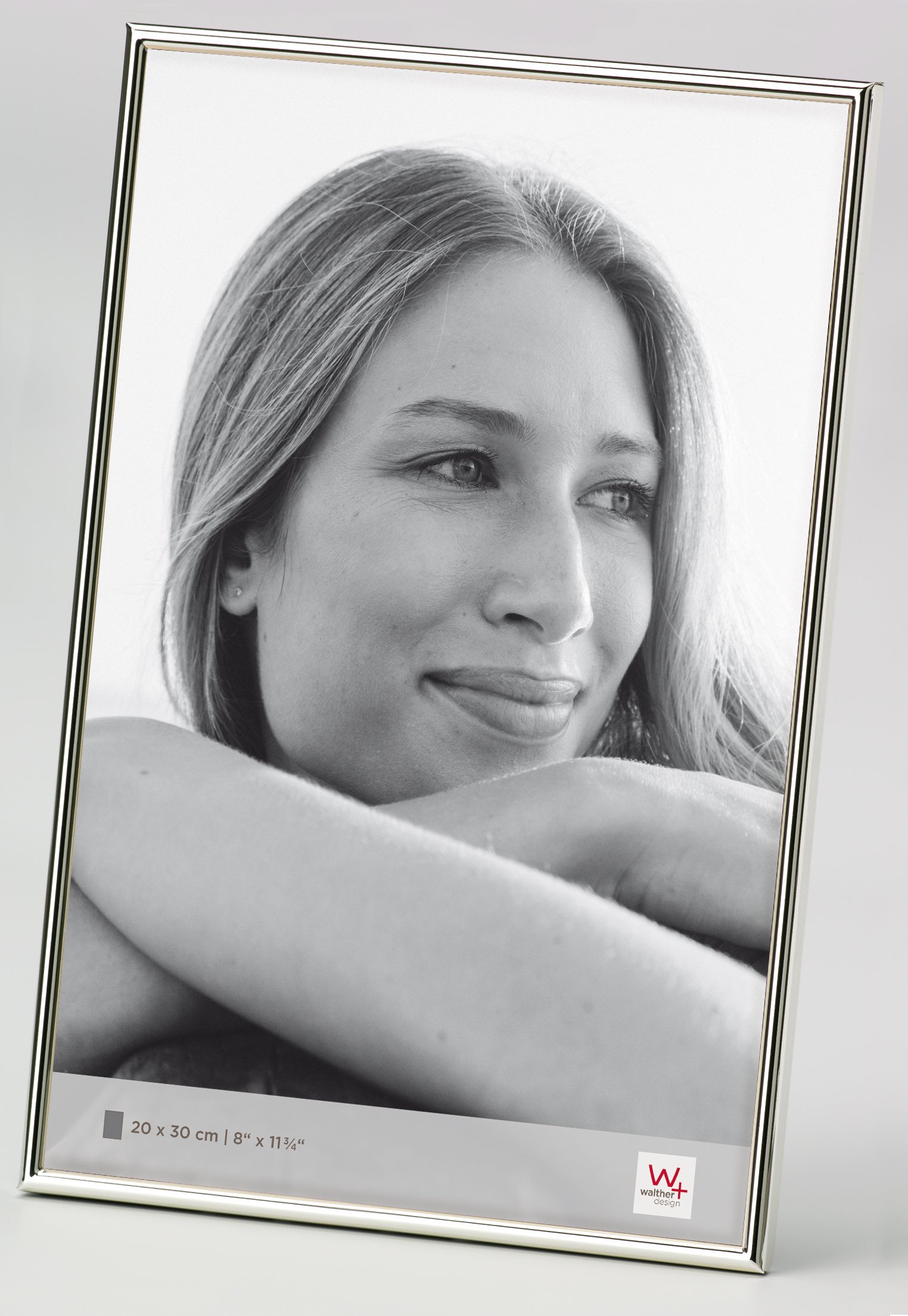 walther design Picture frame Silver 20 x 30 cm Chloe Portrait Frame WD030S — image 1