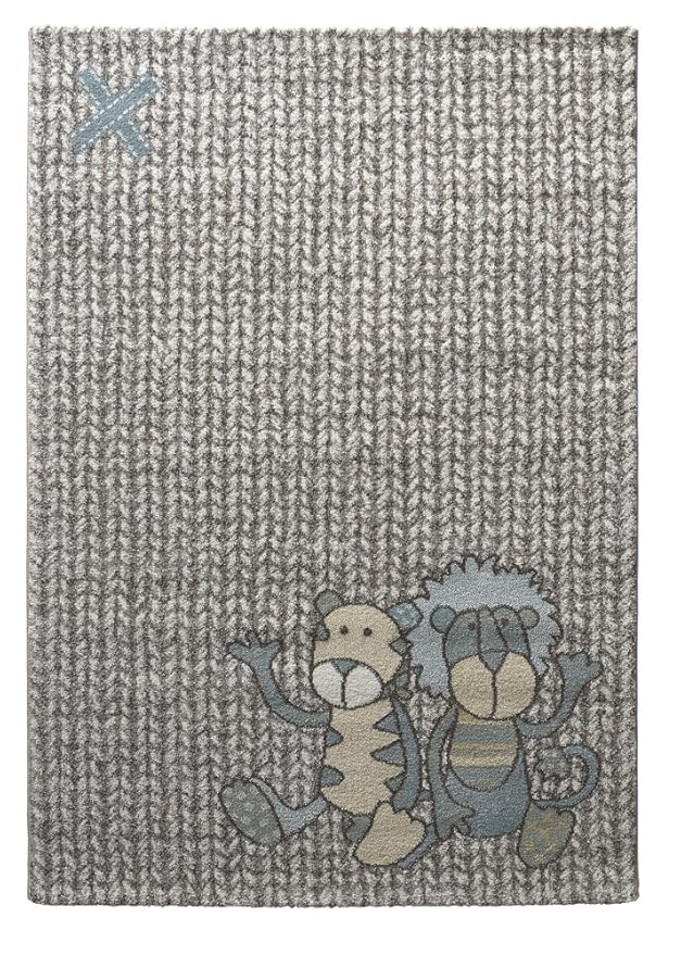 wecon home Sigikid I Moderner Kurzflor Kinderteppich, Kinderzimmer für Mädchen & Jungen I Patchwork Sweetys I SK-21966-730 I 