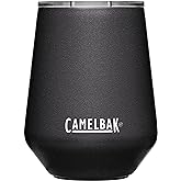 CamelBak Horizon 12oz Wine Tumbler - Insulated Stainless Steel - Tri-Mode Lid - Black
