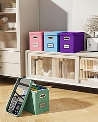 Oterri Hanging Filing File Box with Mesh