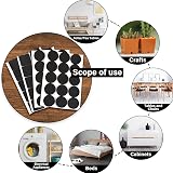 Abeillo Non Slip Furniture Pads 60 Pieces Self Adhesive EVA Round/Square 35mm view 7
