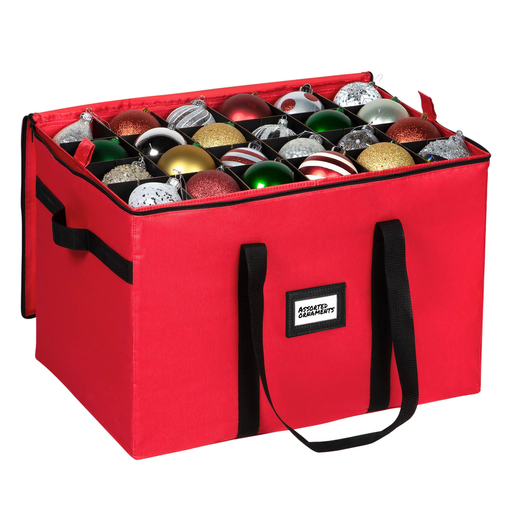 Photo 1 of * BAG NOT INCLUDED* 
Christmas Ornament Storage Container accessories: Adjustable Dividers, base inserts with cardboard bottoms.
NO BAG included just accessories for bag