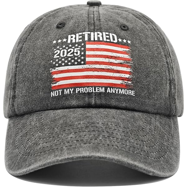 Retirement Baseball Cap - Adjustable Cotton Embroidered Hat, "Retirement Mode" Design, Grey, One Size Fits Most - View #11