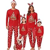 iClosam Family Christmas Pajamas Matching Sets Christmas Pjs Sleepwear Xmas Jammies for Women/Men