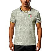 Italy Soccer Jersey, Italian Jersey for Men, Italy Soccer Mens Shirt Vintage Azzurri Jersey, Italy Soccer Gifts