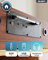 MAJORITY Oakington DAB+ Radio & CD Player Bluetooth Walnut view 5
