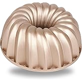 Baker's Secret for Fluted Cake Pan, Fluted Cake Pans, Perfect for Fluted Cakes, Die Cast Aluminum Cake Pans, 2 Layers Non-stick Coating, Novelty Cake Pan - The Cast Aluminum Collection (Classic)