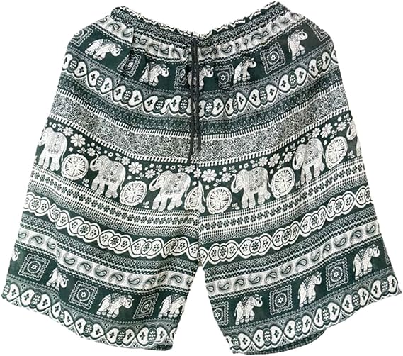 Amazon タイパンツ 象パンツ エスニックパンツ アラジンパンツ メンズ レディース ユニセックス Xlサイズ フリーサイズ ハーフパンツ ショートパンツ ヨガ 大きめ ショートパンツ 通販