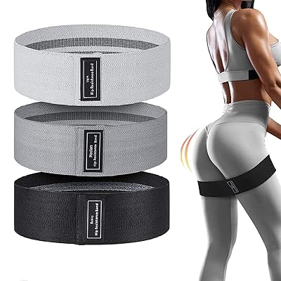 Booty Bands, Resistance Bands, 3 Levels Exercise Bands for Legs and Butt