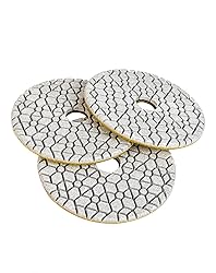 Panfreet 3 Step Diamond Polishing Pads 4",Granite