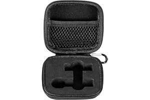HanZhiQiang Hard Travel Carrying Case Wireless Lavalier Microphones Case for MAYBESTA BOYA PQRQP JUDKIOM Wireless Lavalier Microphones Mini Microphones