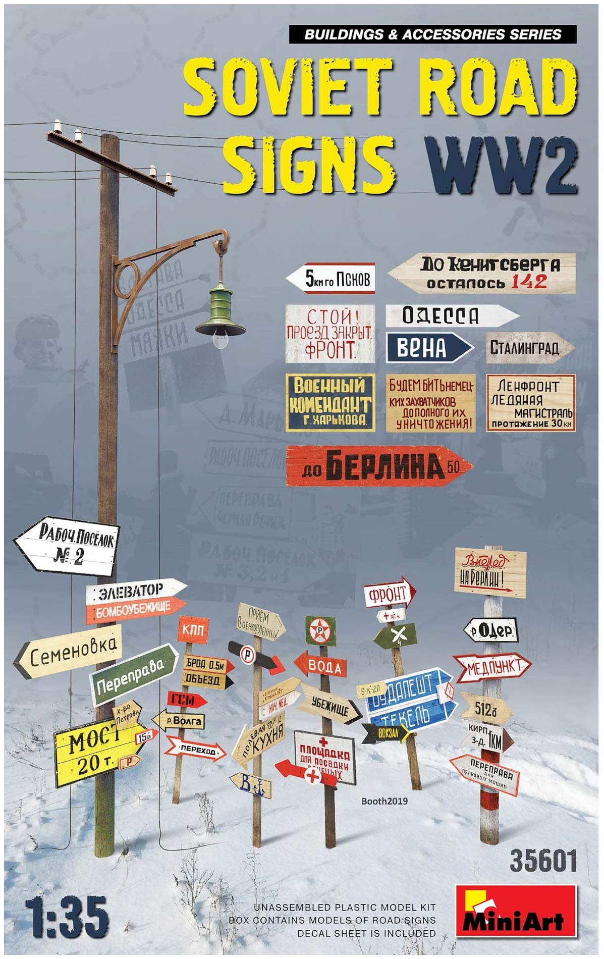Miniart 1: 35 - Soviet Road Signs WWII