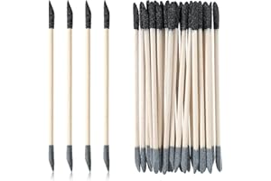 AHQIZFX 20 PCS Sanding Sticks, Double Matchsticks Sanding Sticks for Tight Spaces Wood, 150/280 Grit Fine Detailing Polishing Sticks Sanding Twigs for Plastic Models Wood Hobby Stuffers, 5.4 x 0.2 Inch