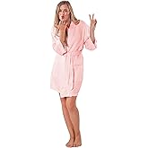 Turquaz Lightweight Short Robes For Women Waffle Kimono Bathrobe - Soft, Fast-Drying, Long-Lasting Cotton Blend