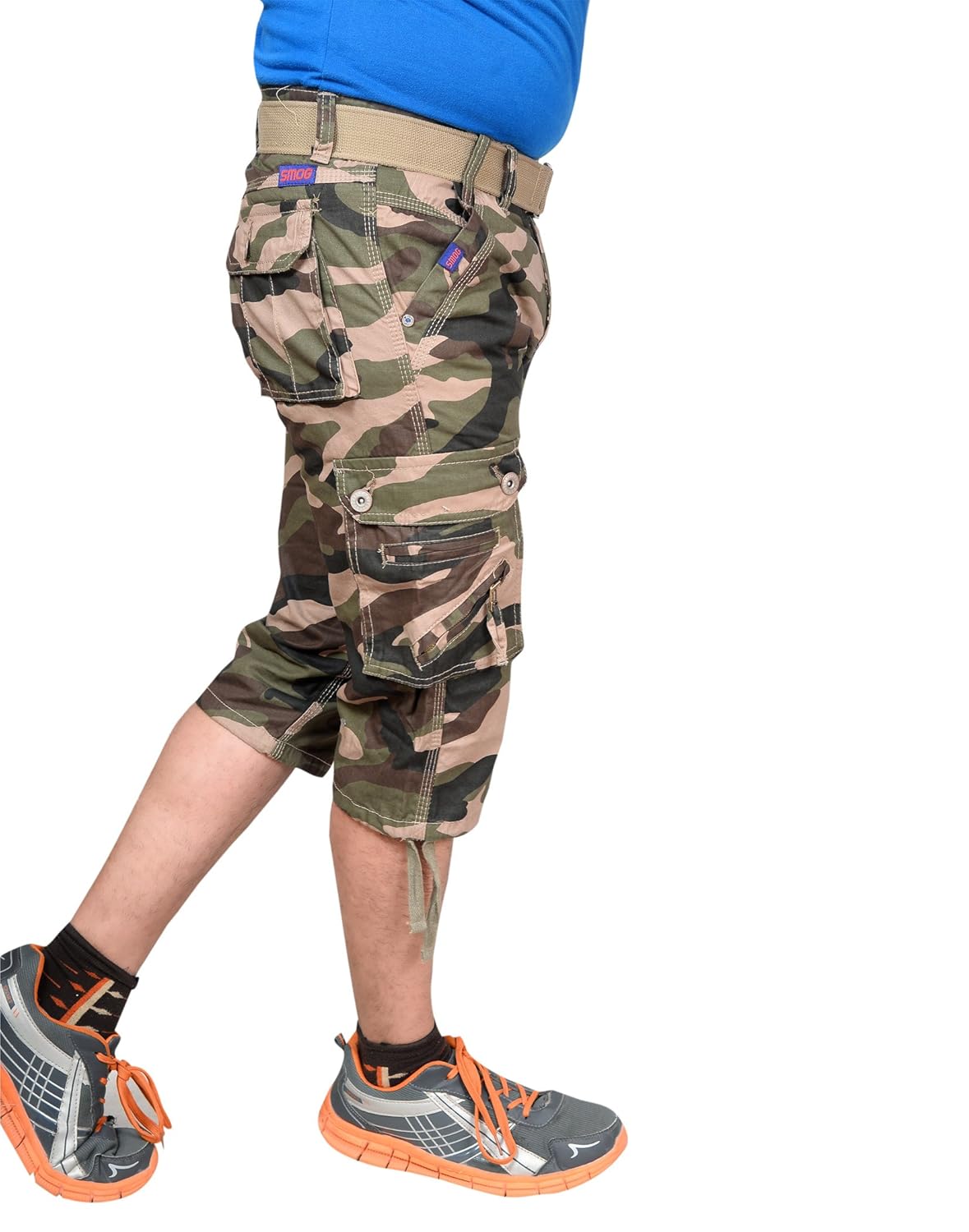 devil men's army 3/4th shorts| capri