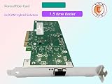 Elfcam 10Gb SFP+ NIC Intel X520-DA1 PCIe x8 Ethernet Card 1 Port Windows Linux view 2
