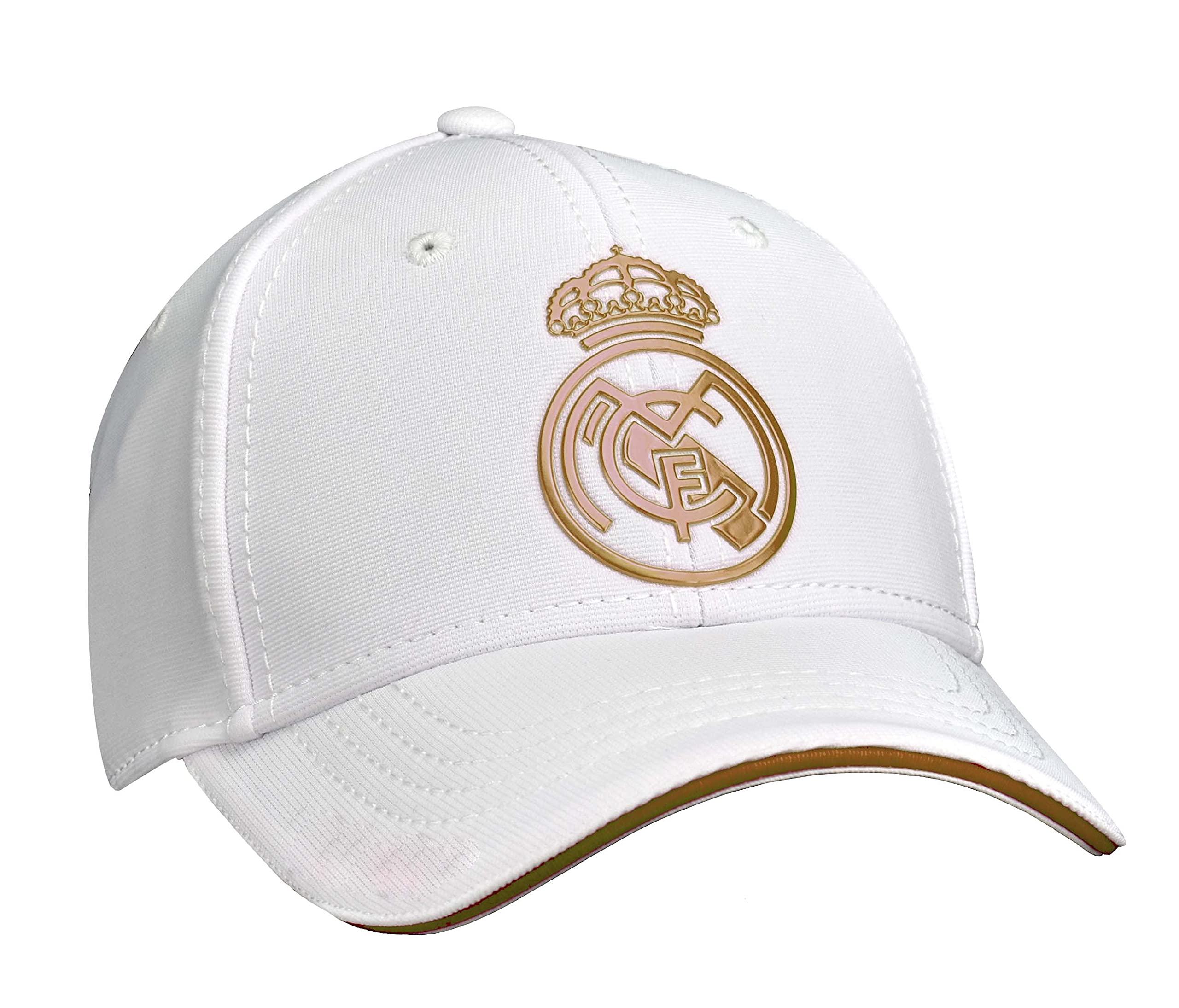 Real Madrid FC Rm3go19, Unisex Adult White/Gold, One Size