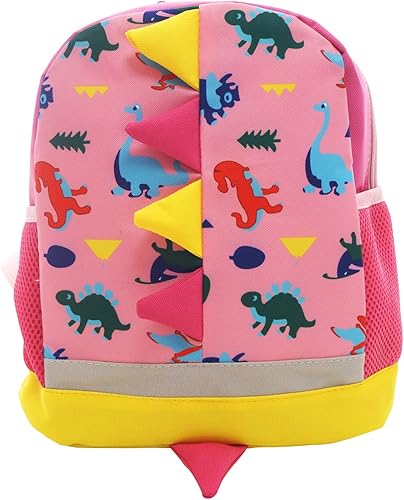 Amazon 子どもリュックサック 恐竜リュック しっぽ 通園 通学 習い事 遠足 イベント きょうだい 色違い 4色 水色 紺 ネイビー 赤 ピンク 色違い おそろい ピンク It S Okay リュックサック