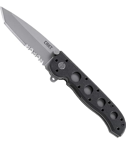 CRKT M16-02X Folding Knife with Crossbar Lock: D2 Steel Plain Edge