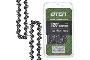 8TEN Ripping Chainsaw Chain 20 Inch .050 .325 80DL for Husqvarna 455E 460 Rancher Jonsered 2035 Craftsman S205 (1 Pack)