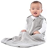 Baby Deedee Sleep nest Basic Cotton Baby Sleeping Bag Sack Toddler, Calming Gray, Medium (6-18 Month)