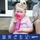 Sistema Hydrate Quick Flip Water Bottle 520 ml with Straw Kids Colours view 6