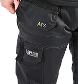 Apache 3D Stretch Holster Trousers Grey Black 32W 29 Leg Workwear view 5