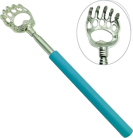 Amazon 孫の手 伸縮るまごの手 Llyds 携帯 ステンレス製伸びる熊の手 パンダの手 背中か セット ブラック 青 Llyds 生活雑貨 通販