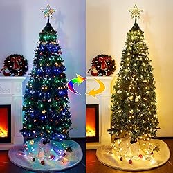 Twinkle Star Christmas Tree Lights with Star