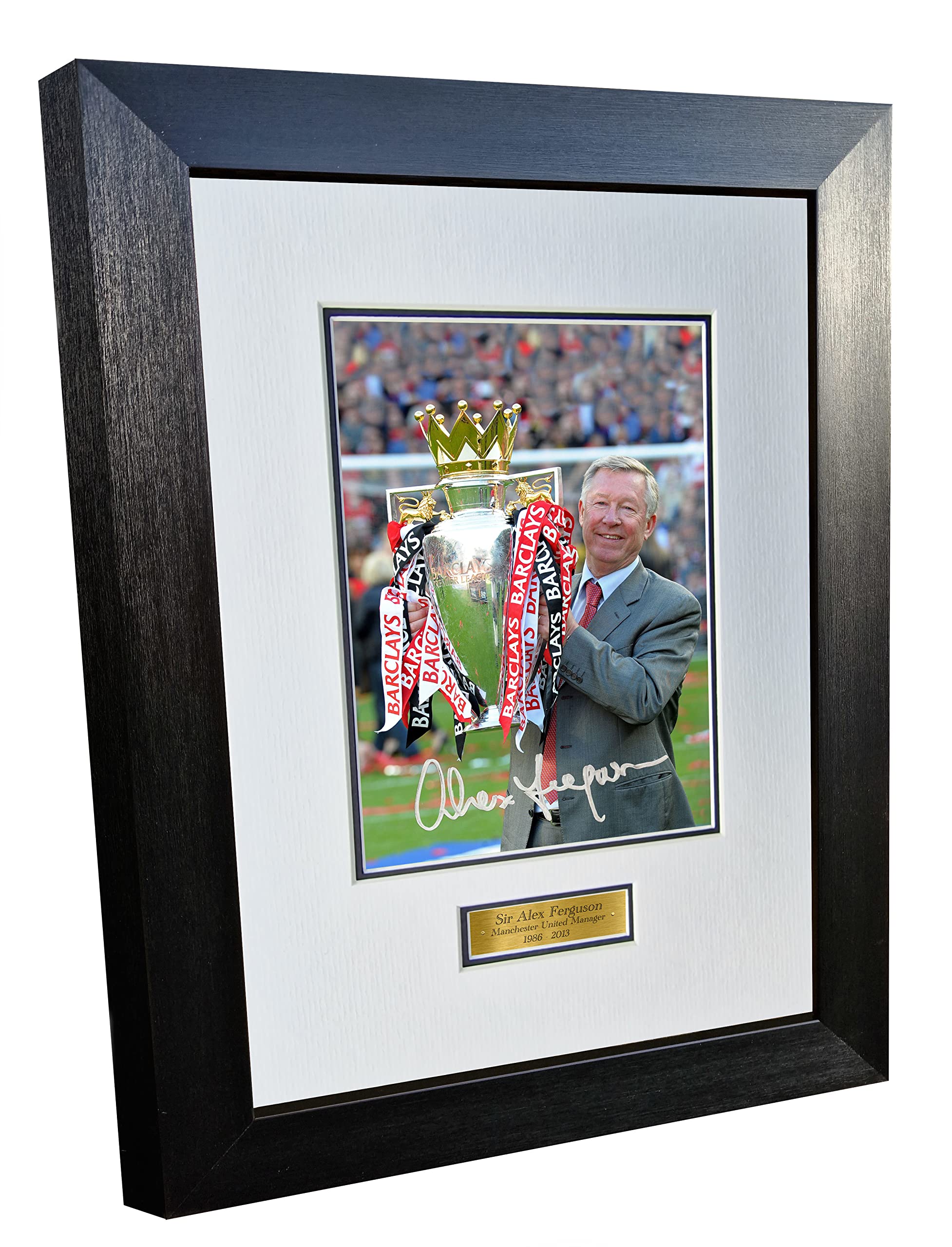 SIR ALEX FERGUSON TRIBUTE' Manchester United Autographed Signed 12x8 A4 Photo Photograph Picture Frame Football Soccer Poster Gift 1