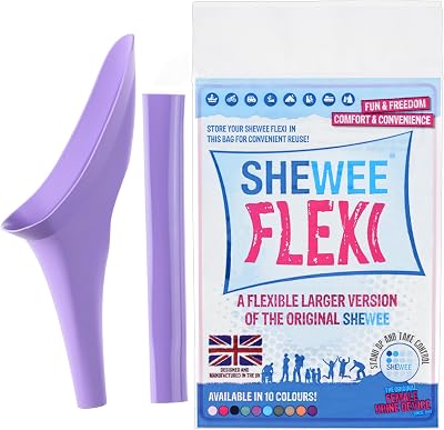 SHEWEE Flexi Female Urinal UK Made Flexible Reusable Portable Device Extension