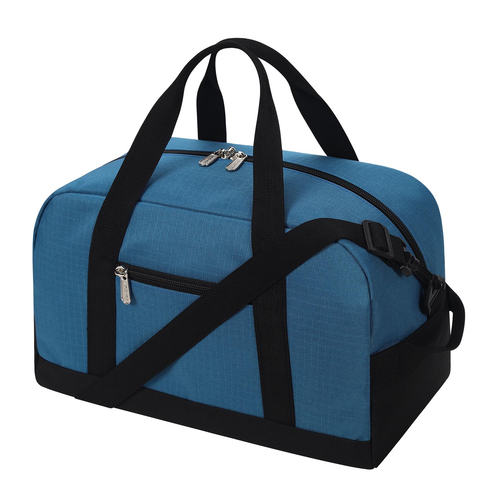 Small Duffle Bag 14 inch Carry On Mini Duffel Bag Lightweight for Travel Gym Sport-Bright Blue