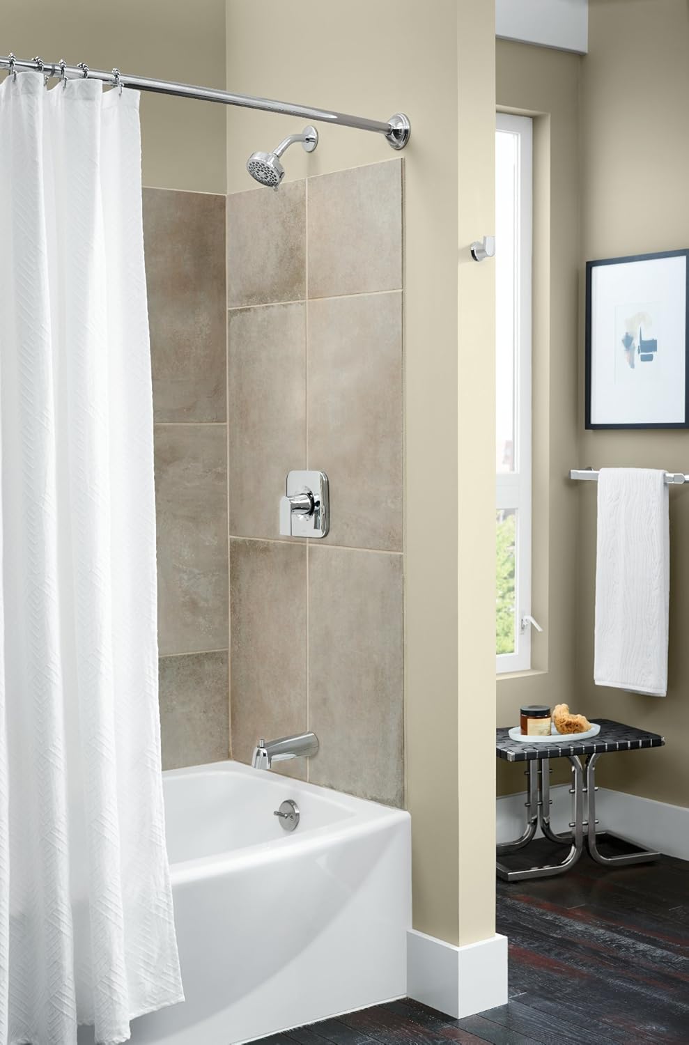 Moen BH3824CH Genta Modern 24-Inch Towel Bar, Chrome - - 