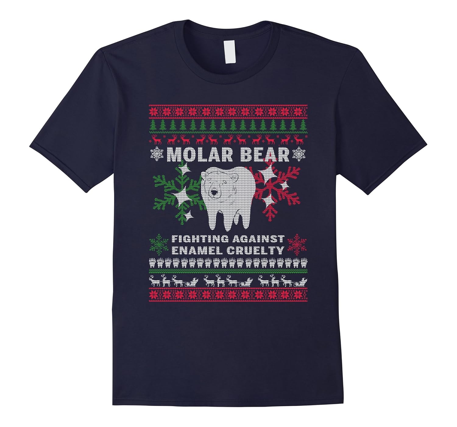 MOLAR BEAR - ENAMEL CRUELTY Ugly Christmas Sweater-ANZ