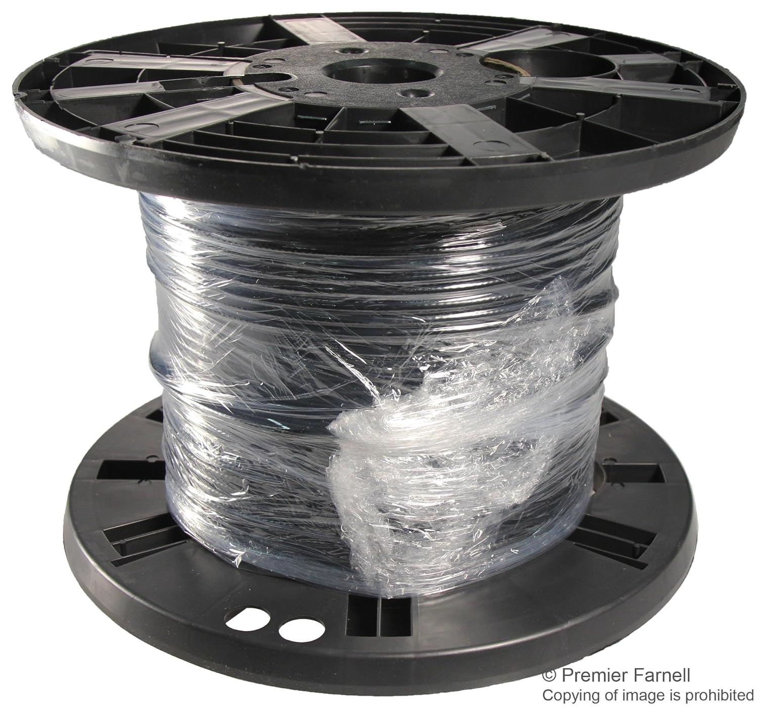 Coaxial Cable, Low Noise, Black, 22 AWG, 7 x 30AWG, 500 ft, 152.4 m